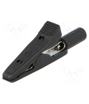 930317800 Crocodile clip; 15A; 60VDC; black; Grip capac: max.4mm; MA 1 Qfok3m5CS9CYVts7KZlxAEfj9aFwfQAqg6vcFIJtepQ