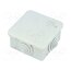 00808 Enclosure: junction box; X: 65mm; Y: 65mm; Z: 32mm; wall mount; IP44 bnvvIIACAc810lUIJg3YpxvB_YalL0oBzWuA_Rxbtcg