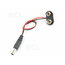 LIZDAS - ADAPTERIS 9V 6F22 baterijai su 2.1/5.5mm kištuku, ilgis 195mm CLI231+2.jpg