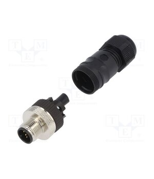 1352 Connector: M12; plug; PIN: 5; male; 30V; straight; IP67; for cable vYJTzNsO8wAWy6R9DJwsrxWS8bAgku6X95ZEqgsJ0VU