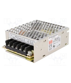 RS-35-5 Power supply: switching; for building in,modular; 35W; 5VDC; 7A klZ2jPXU7nzqVfDSIR-R9cvNQGe8hbiKfG41mhtJKD4