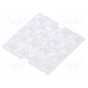 C16503_STRADELLA-16-T3 LED lens; square; plexiglass PMMA; transparent; Mounting: screw MMQljypOfiwIY2WDTGkDFhqeHSna10UUJn_heQuzjko