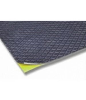 Sound attenuating vibration isolation material 500x500x2mm, bituminous soft with adhesive GPDFB05M.jpg
