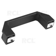 RANKENA 108 x 20 x 37mm, tvirtinama M5 varžtais, juoda, V-SLOT formos angoms GPRK02.jpg