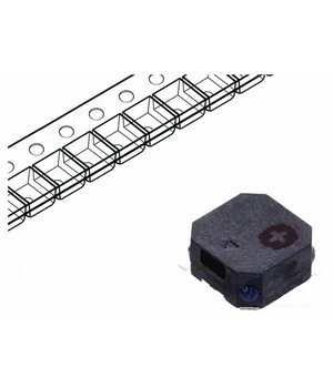 ЗУММЕР SMD 9x3.2mm 2-4V 100mA 16oM, 3.2Khz, без генератора IBUZ09S02.jpg