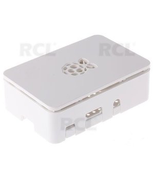 RASPBERRY Pi A, A+ Development Board Case, White IDEH02B.jpg