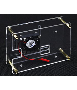 Transparent Acrylic Case with Cooling Fan For Raspberry Pi 3/2/B/B+ IDEH06K+1.jpg