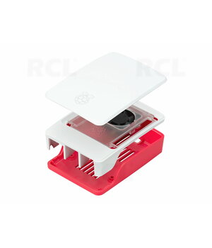 Dėžutė RASPBERRY PI 5, 98.5x70.3x33mm, balta/raudona IDEH25.jpg