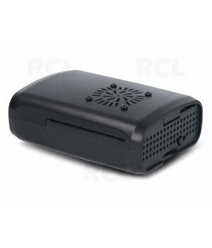 Raspberry Pi 5 korpusas su ventiliatoriumi ir radiatoriais, ABS, juodas IDEH28J+1.jpg