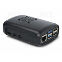 Raspberry Pi 5 case with fan and heatsinks, ABS, black IDEH28J.jpg