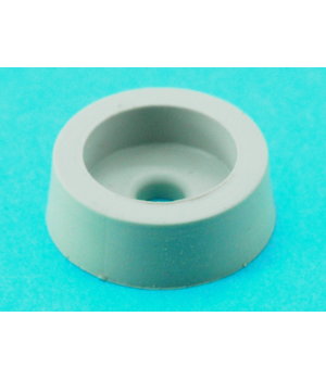 KOJELĖ DĖŽUTEI   ø14/13x5mm guminė pilka, 2.9mm tvirtinimo kiaurymė IDEK1405GP.jpg