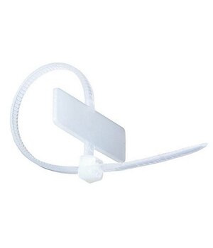 Marker cable tie, 110x2.5mm, color white, 100pcs IDIP112ZM.jpg