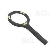 HAND MAGNIFIER GLASS 3x, ø85mm with LED backlight, power supply 2xAA IIPS85.jpg