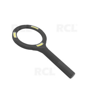 HAND MAGNIFIER GLASS 3x, ø85mm with LED backlight, power supply 2xAA IIPS85.jpg