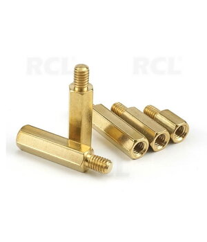 STRYPELIS 8mm žalvarinis varžtas/sriegis M3,  sriegio ilgis 6mm IISTxxMB.jpg