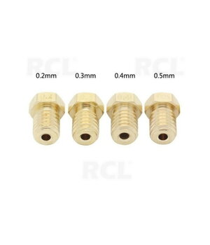 3D printing nozzles - 0.2/0.3/0.4/0.5mm H13-M6 - 1.75mm plastic - RepRap E3D V5 V6 IIVR3D4+1.jpg