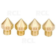 3D printing nozzles - 0.2/0.3/0.4/0.5mm H13-M6 - 1.75mm plastic - RepRap E3D V5 V6 IIVR3D4.jpg