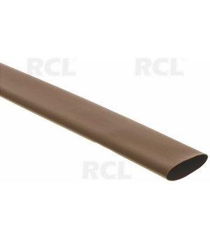 HEAT SHRINK SLEEVE ø6.4/3.2mm, 2:1, brown, thin wall IKEM05RU.jpg