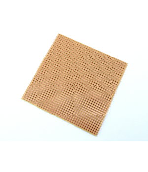 PLOKŠTĖ MONTAŽINĖ getinaksinė 100x100mm, apvalios lydvietės, Cu 35µm IPMG1010A.jpg