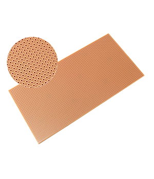 PLOKŠTĖ MONTAŽINĖ getinakso 100x200mm, apvaliomis aikštelėmis, Cu 35µm IPMG1020A.jpg
