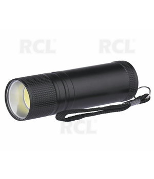 PROŽEKTORIUS - ŽIBINTUVĖLIS  metalinis 3W COB LED 3xAAA, 100lm; Šviesos spindulio ilgis:15m IPR016.jpg