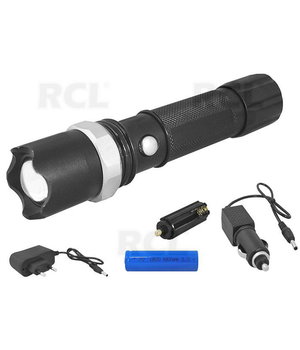 PROŽEKTORIUS - ŽIBINTUVĖLIS  3W XPE LED Li-Ion įkraunamas IPR641.jpg