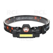 Headlight XPE+COB 200lm rechargeable, 400mAh IPRG02.jpg