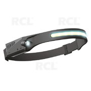 LED TORCHE COB 5W + 3W XPE, Li-Ion 1200mA with USB charging, IP65, head mount IPRG5WC.jpg