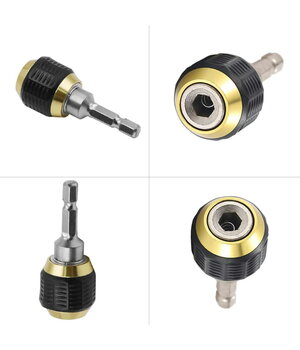 ADAPTER - quick release coupling with 60 mm hex shank, for 1/4" (6.3 mm) bits IRAD005+0.jpg