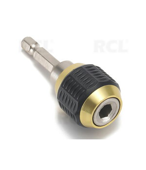 ADAPTER - quick release coupling with 60 mm hex shank, for 1/4" (6.3 mm) bits IRAD005.jpg