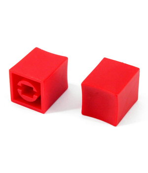 RANKENĖLĖ - MYGTUKAS  9.5x9.5x12mm,  raudona IRAM12R.jpg