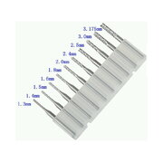 FREZOS CNC staklėms 3.175mm (1/8") karbidas, 10vnt: 1.3...3.175mm IRGRV01.jpg