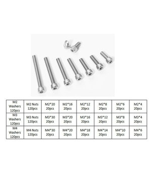 Stainless Steel Hex Socket Cap Head Screws Bolts Nuts DIN912, Assortment Kit, 1080pcs in box IT12MR980+1.jpg