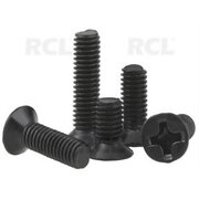 SCREWS  M3x10mm  DIN965 / 25pcs, black finish IT65MXXXJ.jpg