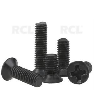 SCREWS  M3x8mm  DIN965 / 25pcs, black finish IT65MXXXJ.jpg