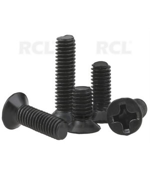 SCREWS M2.5x10mm PH1 DIN965 / 30pcs, black finish IT65MXXXJ.jpg