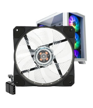 VENTILIATORIUS DC12V 120x120x25mm, RGB IVT1212RGB+5.jpg