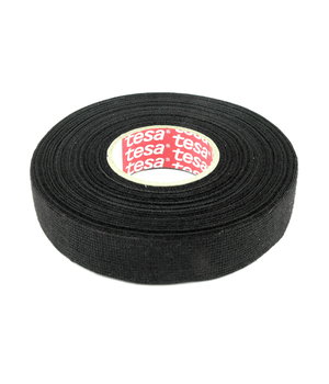 INSULATING TAPE black 15mmx25m textile with texture,  TESA 51608 IZ1525MJT.jpg