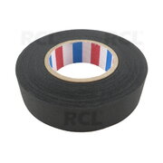 INSULATING TAPE 0.25x19mm 25m black, textile IZ1925MP.jpg