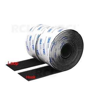 Self Adhesive Stick Loop Tape Velcro 16 mm x 3 m black IZS163+0.jpg