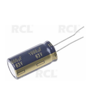 КОНДЕНСАТОР электр. низкоимпедансный  1000uF 63V FC Panasonic 16x32mm EEUFC1J102U KEK1000_63PN.jpg