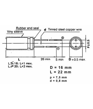 КОНДЕНСАТОР электр. низкоимпедансный  1500uF 10V  10x21mm, 105 C KEK1500_1D+1.jpg