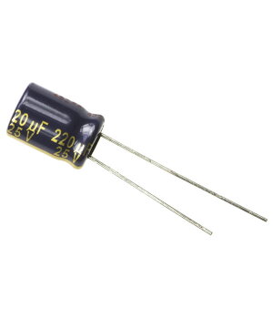 КОНДЕНСАТОР электр. низкоимпедансный  220uF 35V FC PANASONIC ø8x12mm EEUFC1E221 KEK220_2_PN.jpg