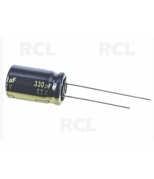 КОНДЕНСАТОР электр. низкоимпедансный  330uF 63V FC, ø12.5x20mm,  PANASONIC EEUFC1J331 KEK330_6_PN.jpg