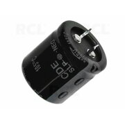 CAPACITOR Electrolytic 100µFx400V, SNAP-IN 25x25mm, 105°C, 5000h KExxSNP1.jpg