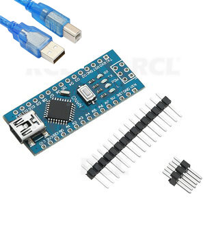 Аналоговый модуль контроллера Arduino Nano V3.0 (соединения не припаяны) mini-usbb.jpg