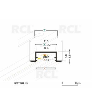 ПРОФИЛЬ для светодиодных лент BEGTIN12, алюминий, анодированный PLPBI12+1.jpg