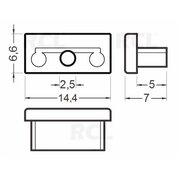 Ending LED PROFILE BEGTON12, white PLPBO12KX.jpg