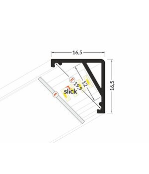 PROFILIS LED CABI12, alium., baltas PLPC12A+1.jpg