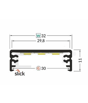 PROFILIS LED WIDE24, anoduotas aliuminis PLPW24A_1.jpg